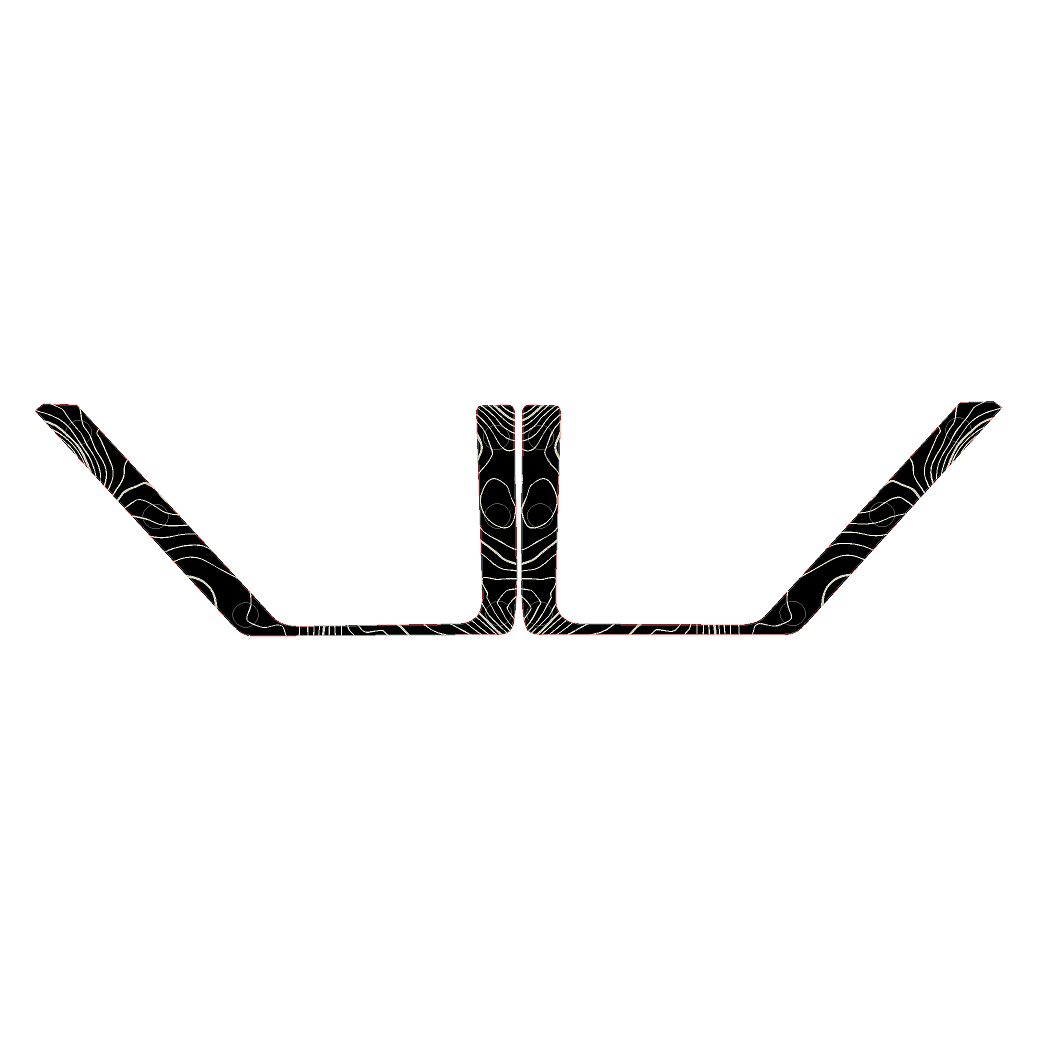 Topo Front Door Net Trim Overlay Kit (Printed Series) - 2021+ Bronco StickerFab