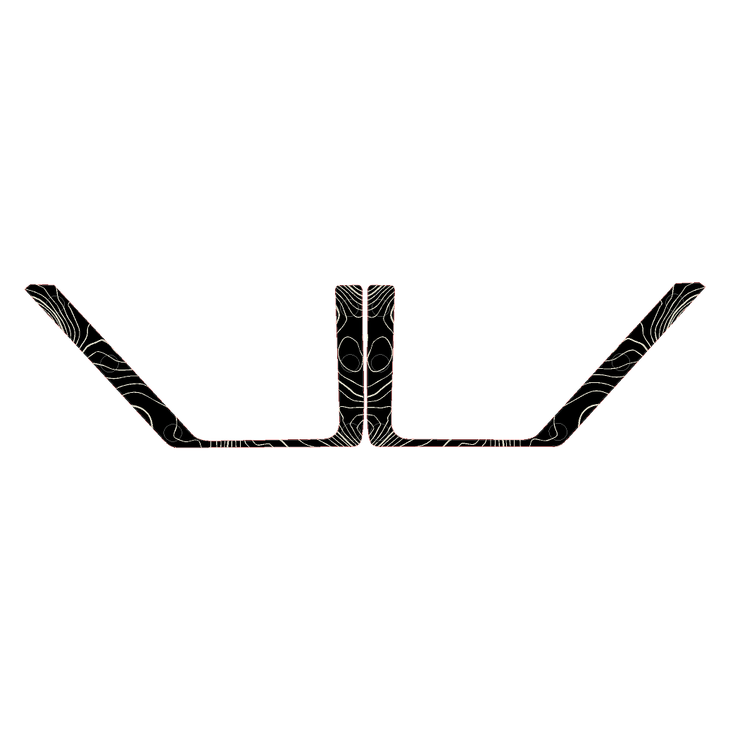 Topo Rear Door Net Trim Overlay Kit (Printed Series) - 2021+ Bronco StickerFab