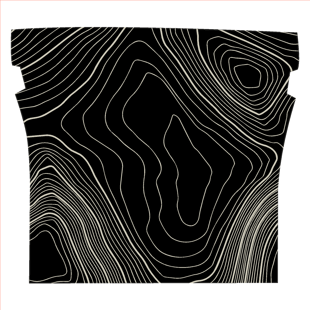 Topo Seatbelt Trim Protector (Printed Series) - 2021+ Bronco 4 Door StickerFab