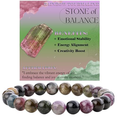 8mm Natural Stone Bead Bracelet White Turquoise Vera Lux