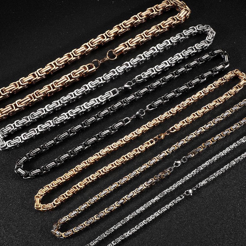 Hot Sale Men Cuban Link Bracelet, Bold Hip Hop Punk Titanium Steel Hand Jewelry Vera Lux