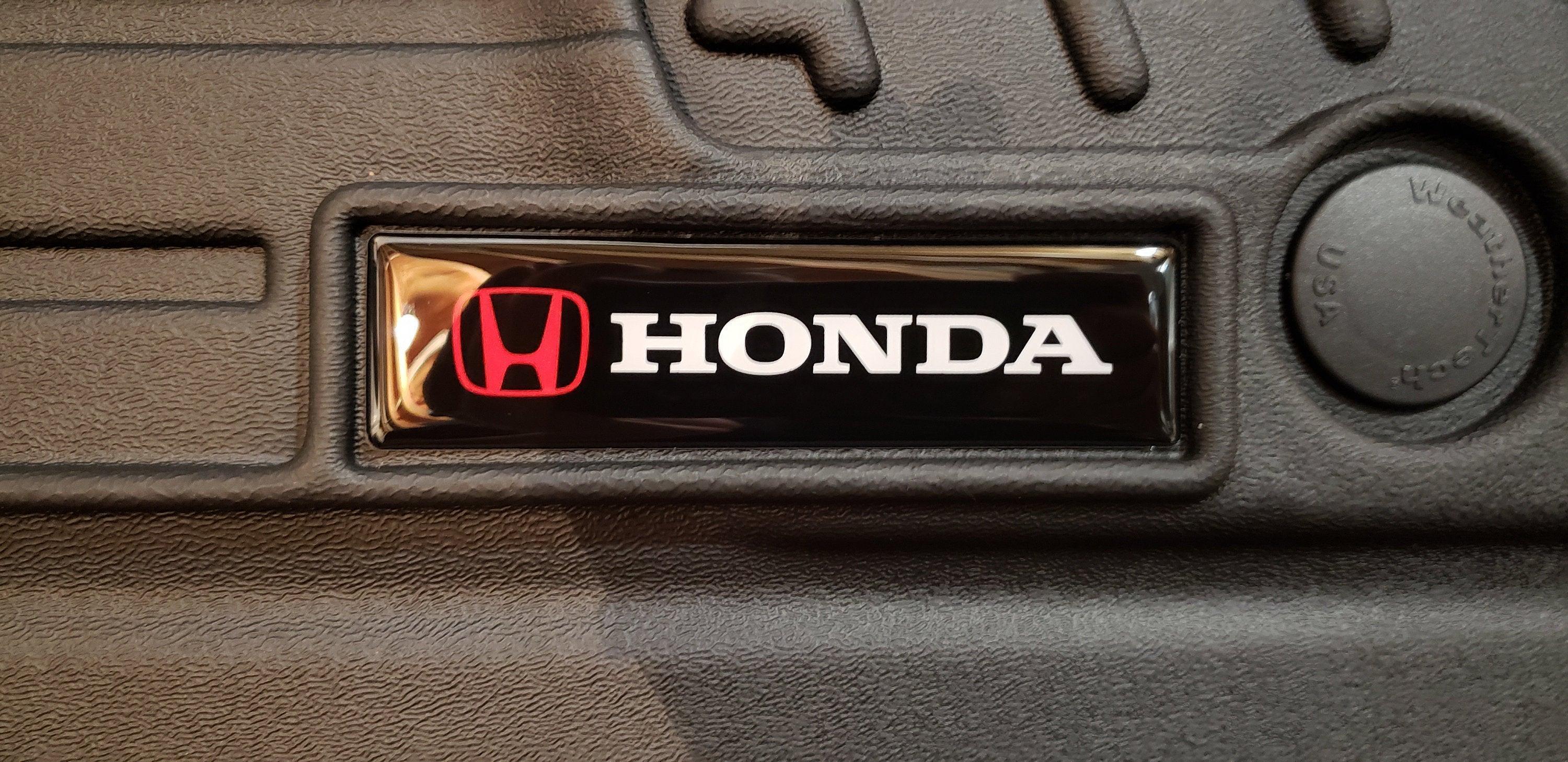 Domed Honda Emblem Inserts for Weathertech Floor Mats (Single) StickerFab