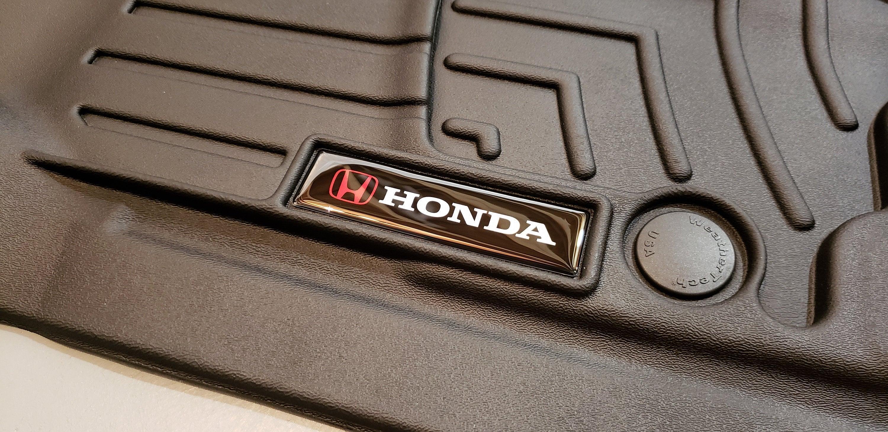 Domed Honda Emblem Inserts for Weathertech Floor Mats (Single) StickerFab