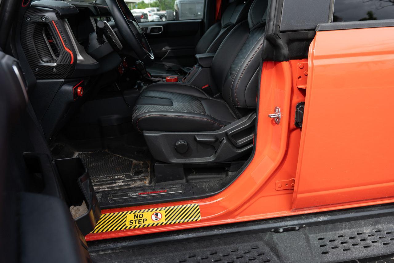 Door Jamb Sticker Cover Up Kit (Printed Series) - 2021-2023 Bronco StickerFab