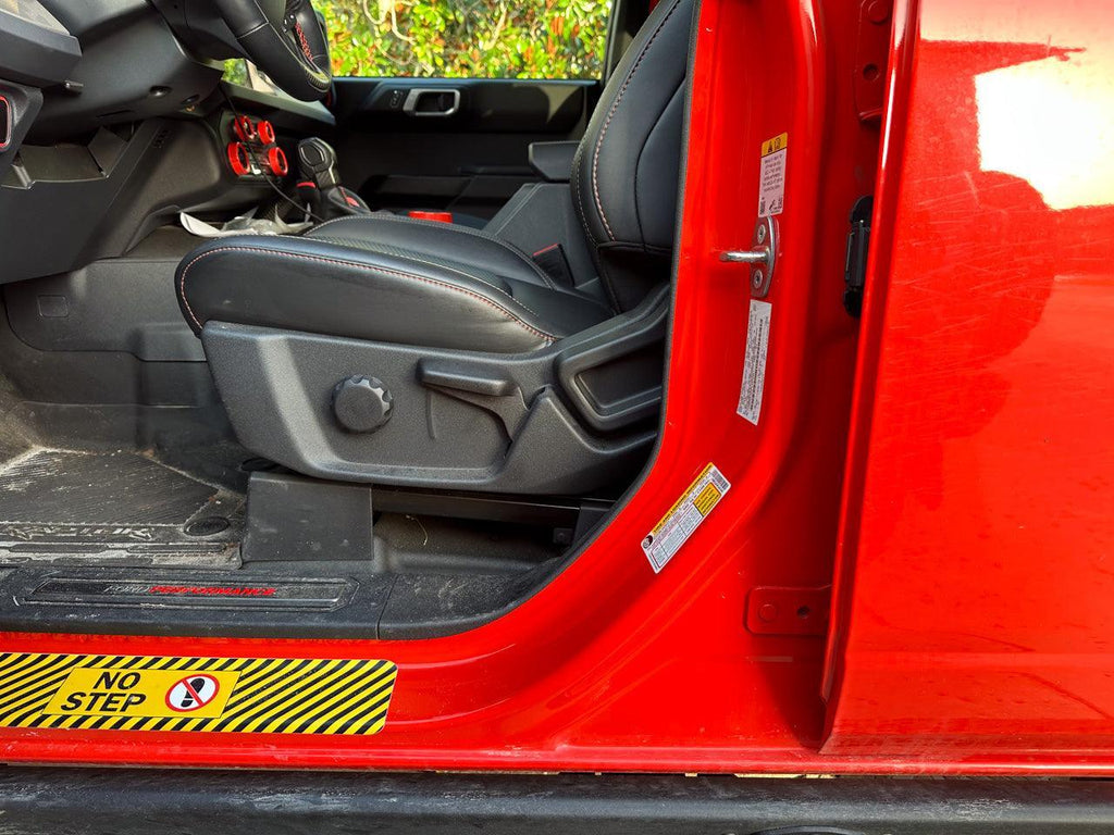 Door Jamb Sticker Cover Up Kit (Printed Series) - 2021-2023 Bronco StickerFab
