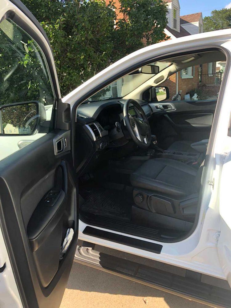 Door Sill Protectors - 2019+ Ford Ranger SuperCrew StickerFab
