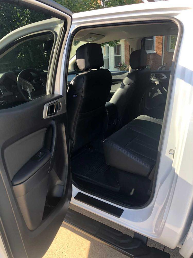 Door Sill Protectors - 2019+ Ford Ranger SuperCrew StickerFab