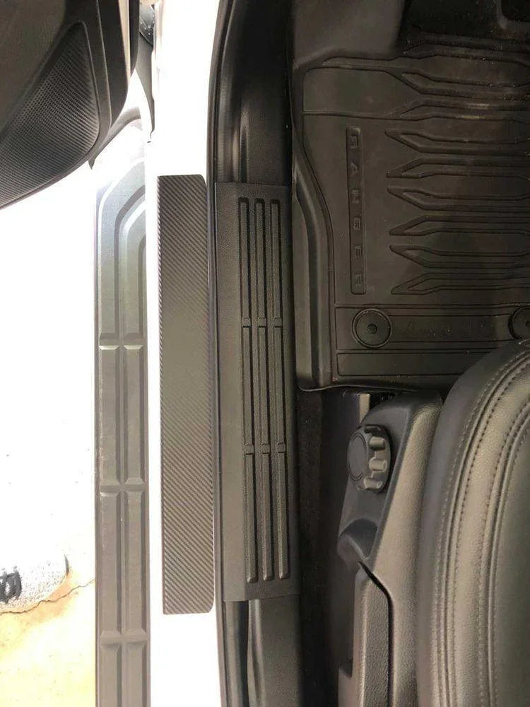 Door Sill Protectors - 2019+ Ford Ranger SuperCrew StickerFab