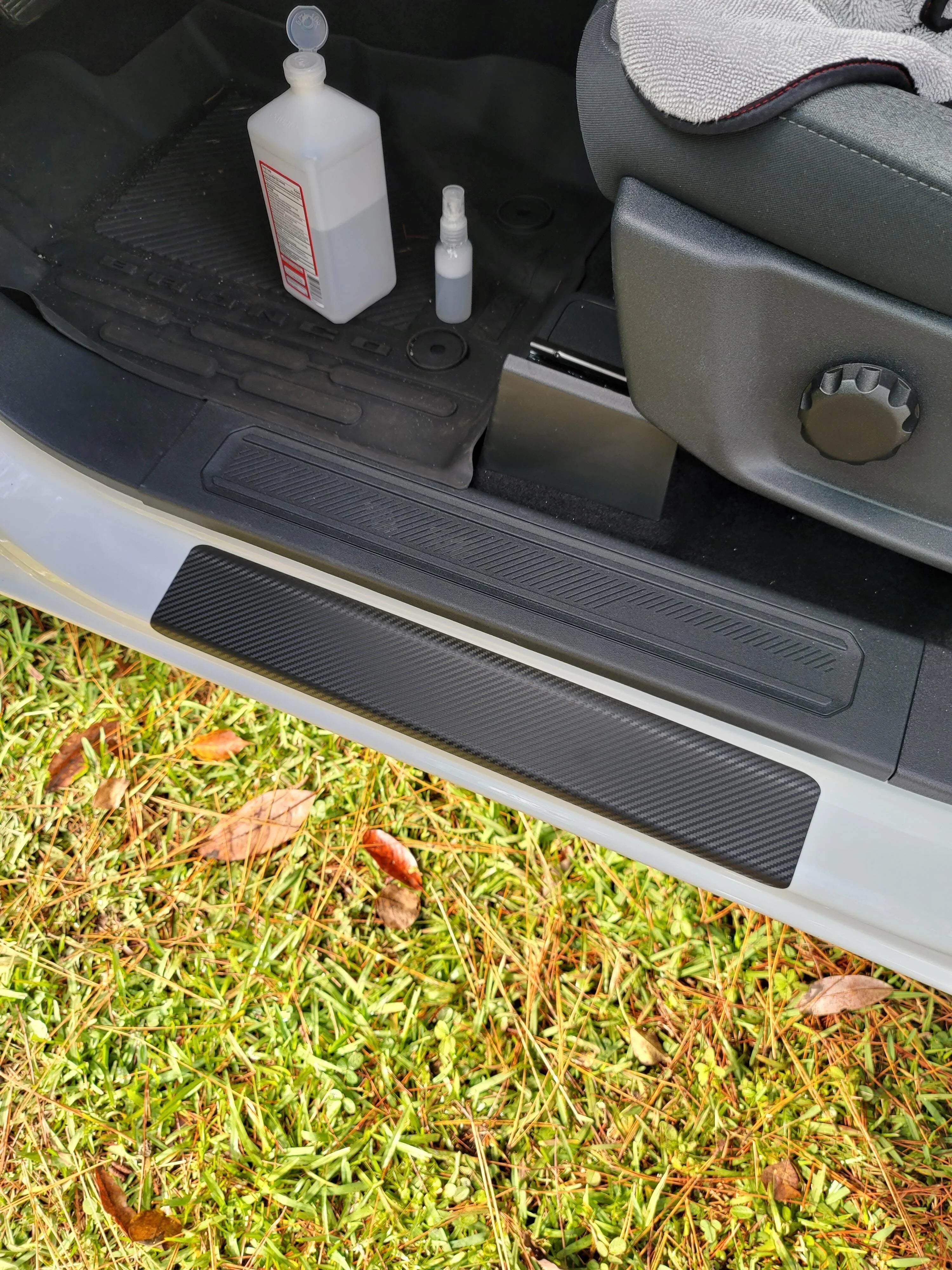 Door Sill Protectors - 2021+ Bronco 2 Door StickerFab