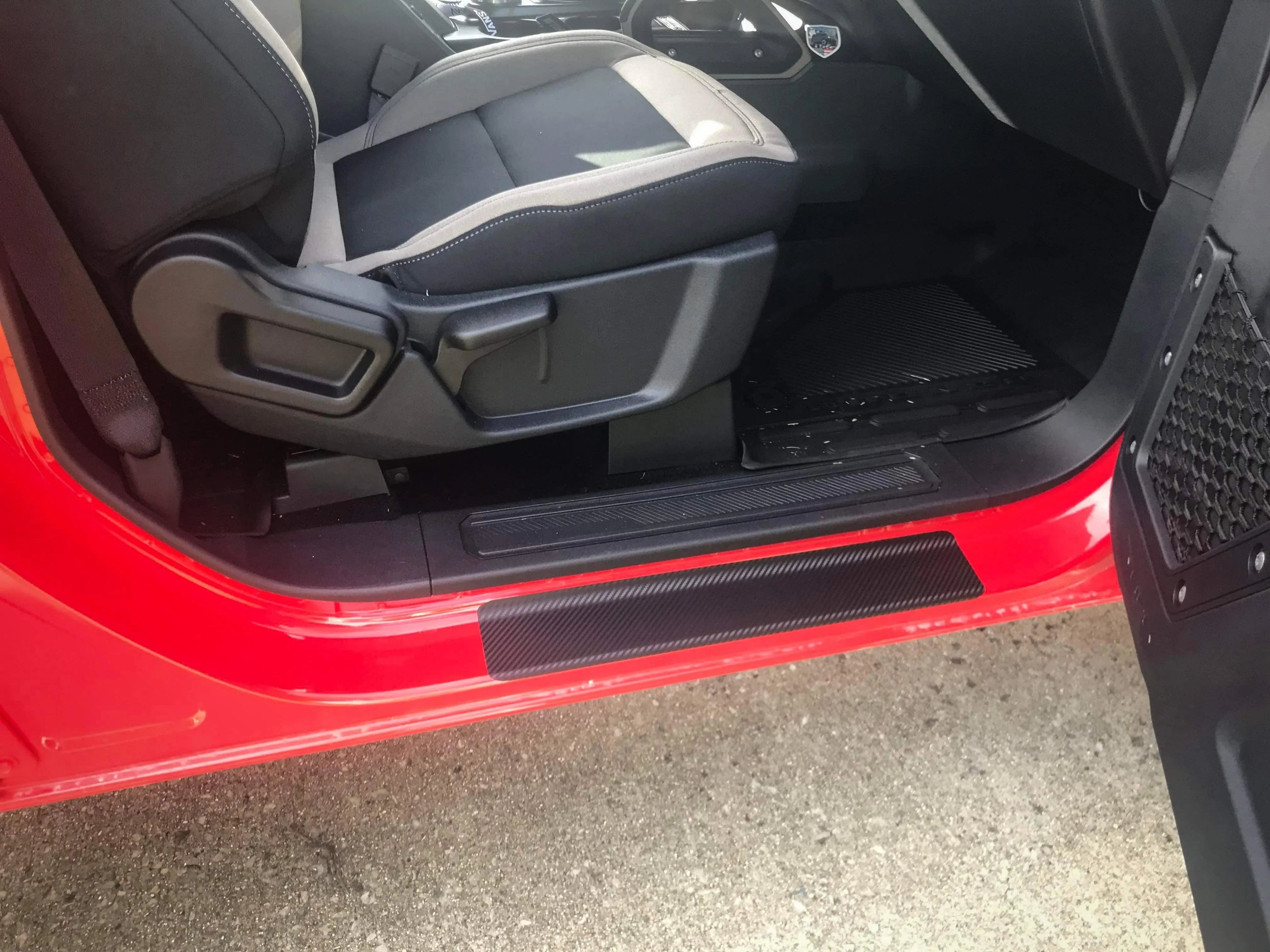 Door Sill Protectors - 2021+ Bronco 2 Door StickerFab