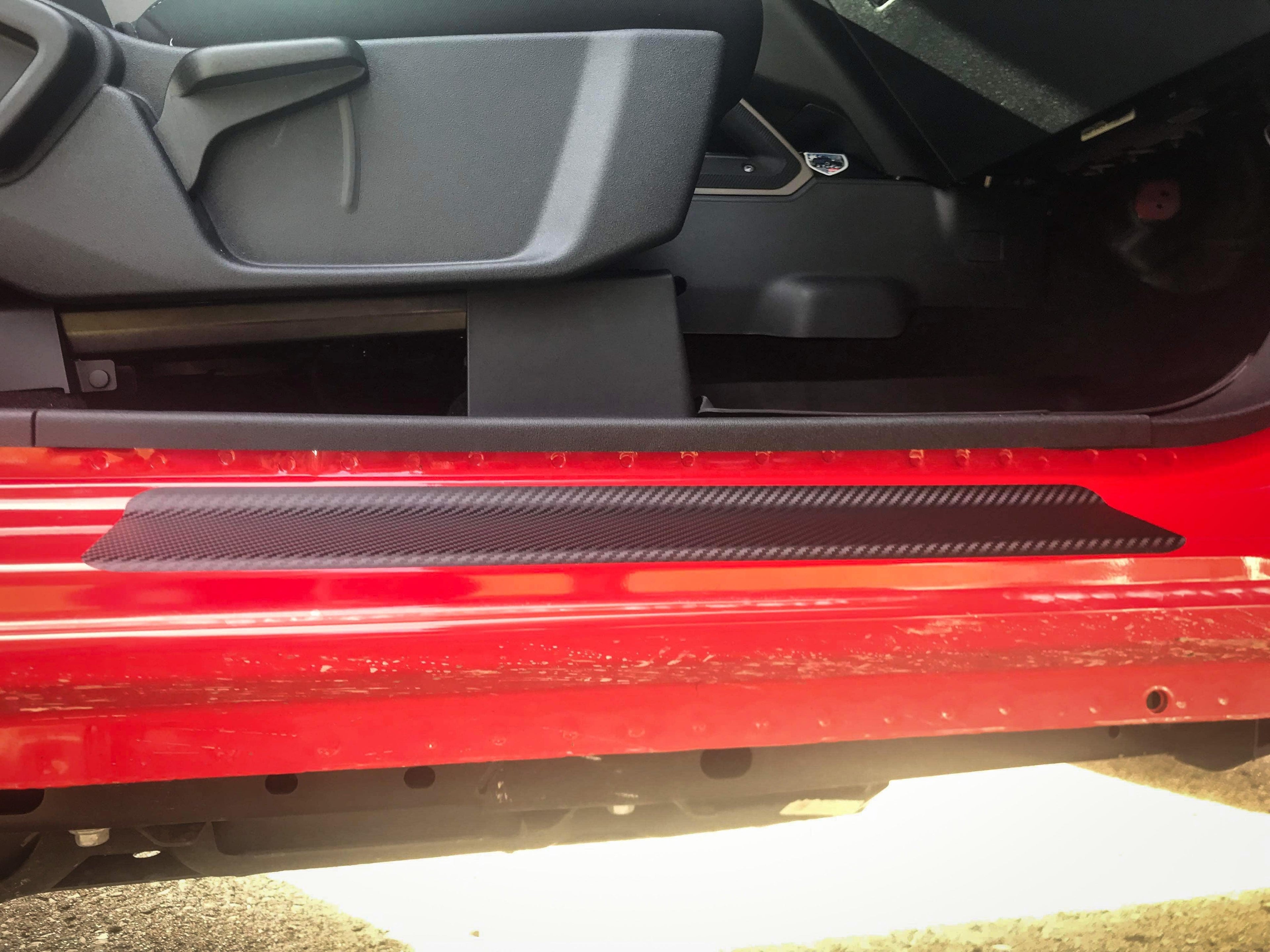 Door Sill Protectors - 2021+ Bronco 2 Door StickerFab