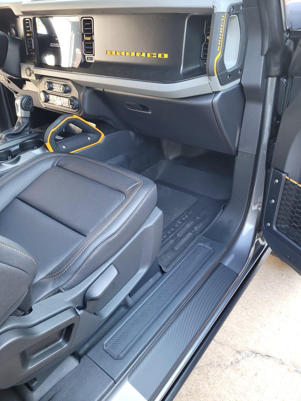 Door Sill Protectors - 2021+ Bronco 2 Door StickerFab