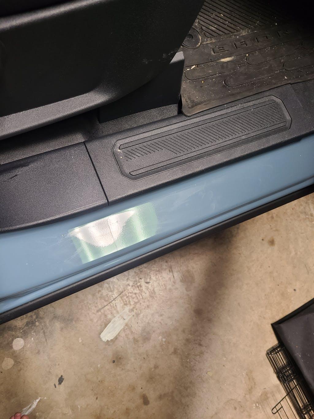 Door Sill Protectors - 2021+ Bronco 4 Door StickerFab