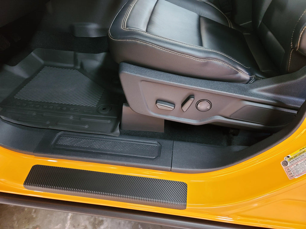 Door Sill Protectors - 2021+ Bronco 4 Door StickerFab