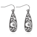 Retro Metal Carved Court-Style Earrings For Women Vera Lux