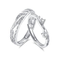S925 sterling silver Chinese style couple engagement ring Vera Lux