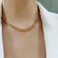 Fashionable Minimalist Cuban-link Necklace With A Premium Feel Vera Lux