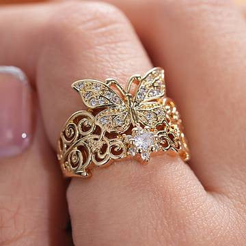 High-end Fashionable Light-luxury Ring Jewelry Vera Lux