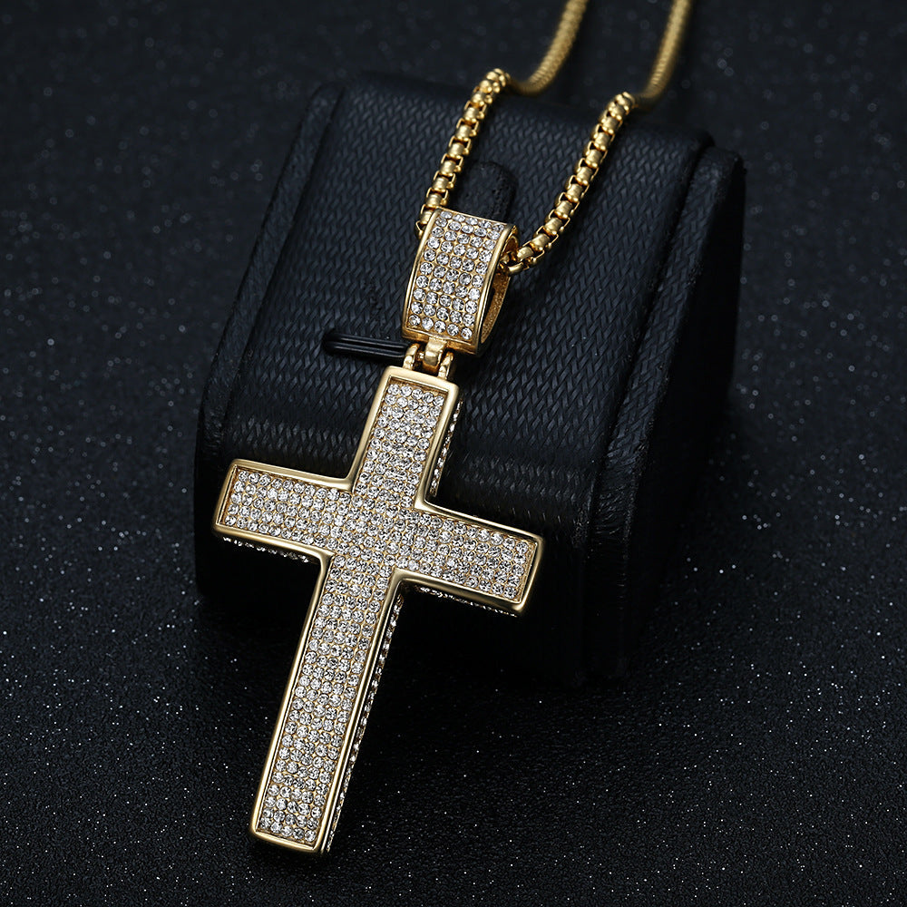 Euro-American Cross-Border Hip-Hop Jewelry Pendant Necklace Vera Lux
