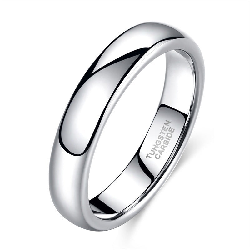 Sleek Unisex Polished Tungsten Carbide Ring That Wont Fade Vera Lux