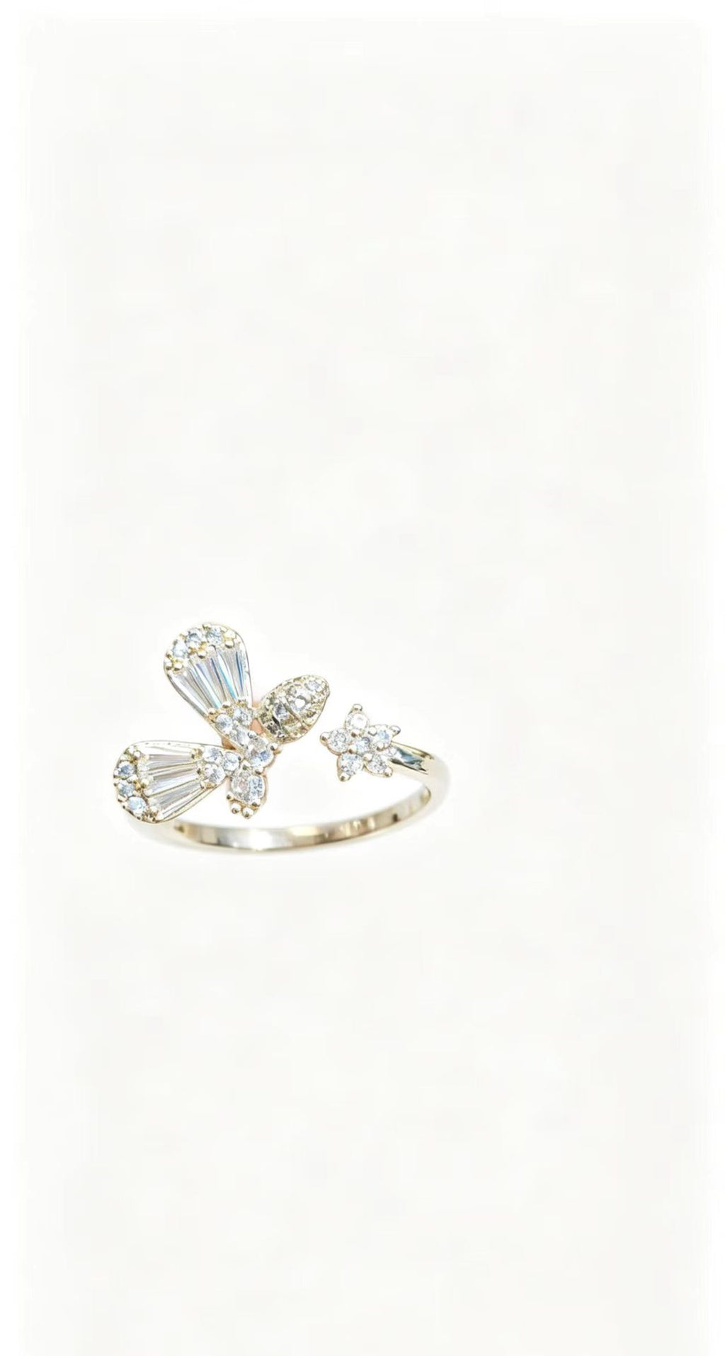 Fashionable Instagram-style Zircon Ring For Women Vera Lux