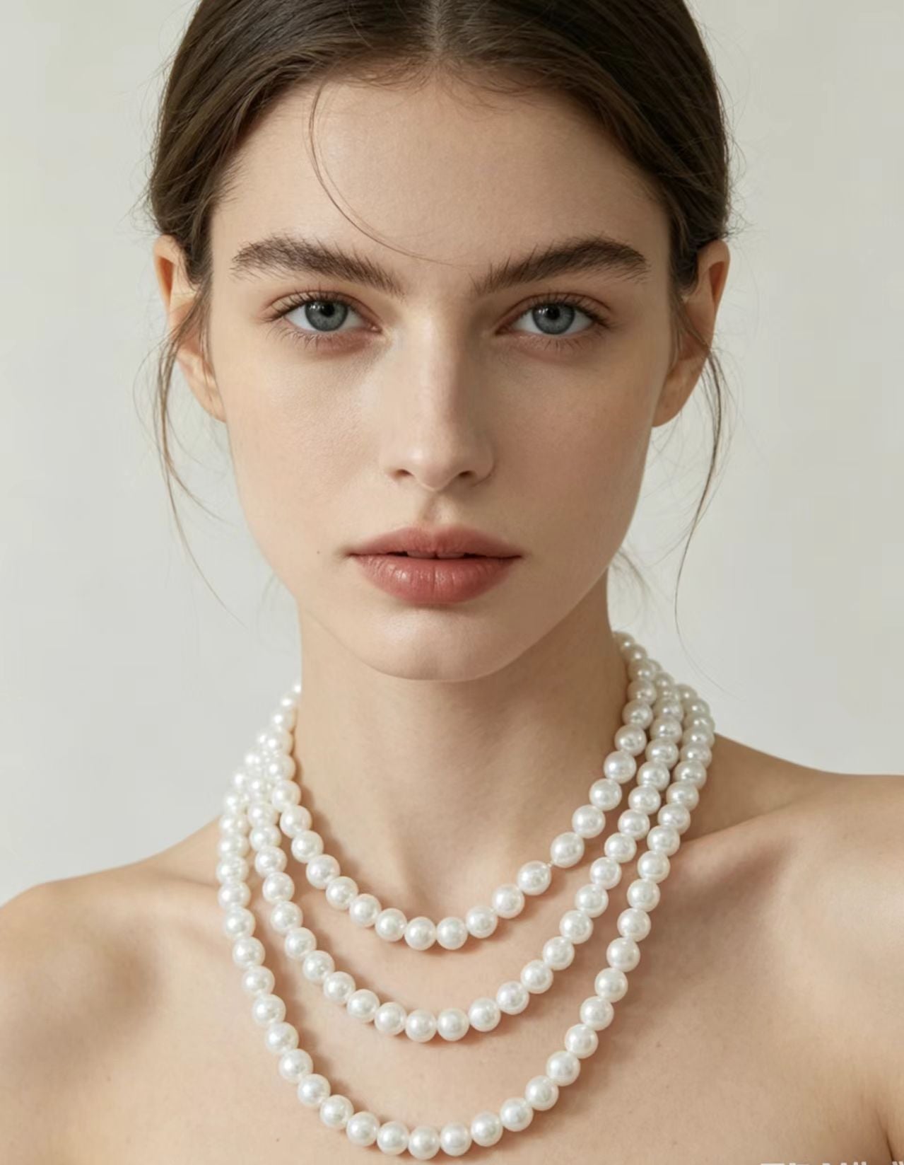 Elegant Multi-strand Pearl Necklace Vera Lux