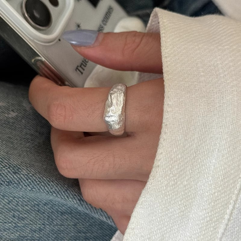 S925 Silver Women Rings, Unique Design Non-Fading Minimalist Jewelry Vera Lux