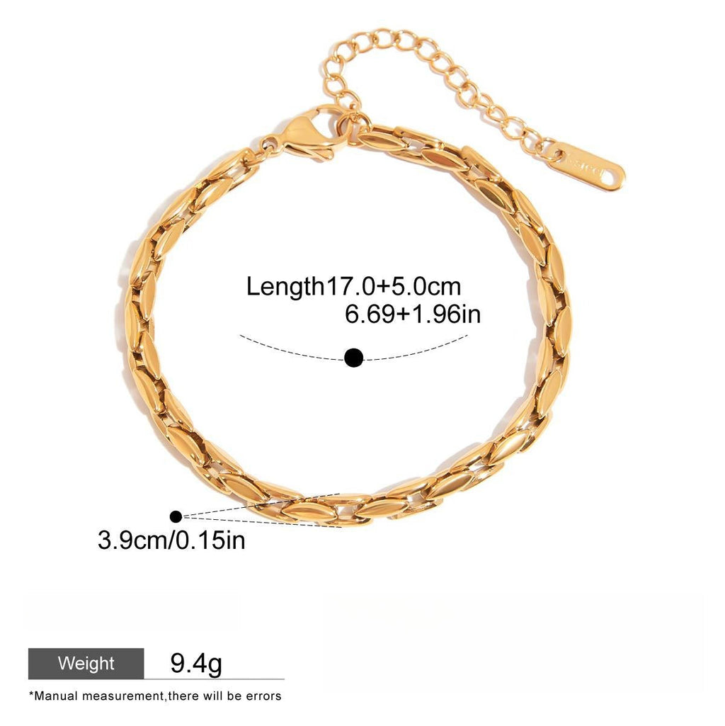18k gold light luxury high-end bracelet Vera Lux