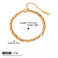 18k gold light luxury high-end bracelet Vera Lux