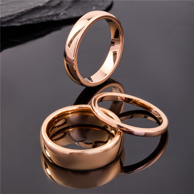 Sleek Unisex Polished Tungsten Carbide Ring That Wont Fade Vera Lux