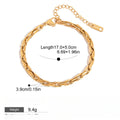 18k gold light luxury high-end bracelet Vera Lux