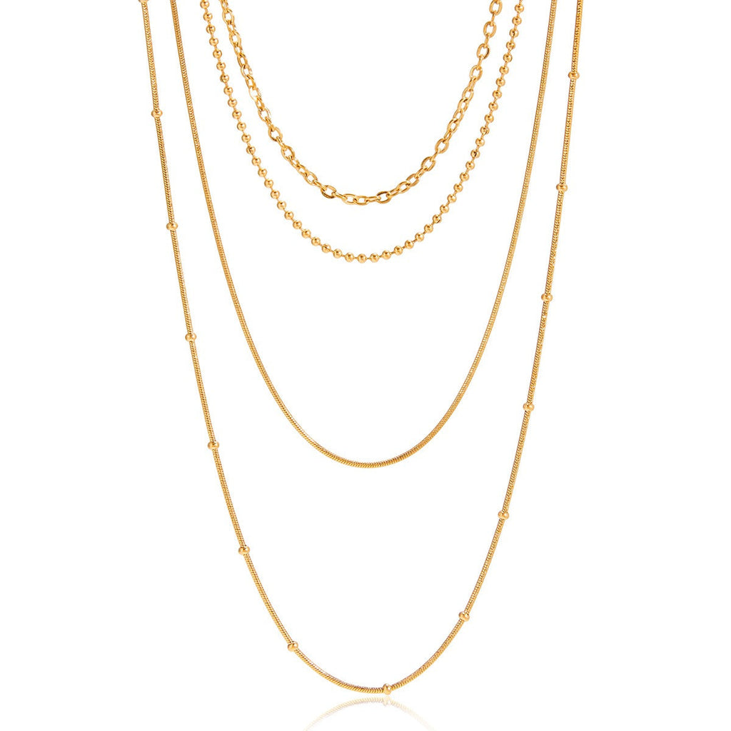 18K gold layered necklace Vera Lux