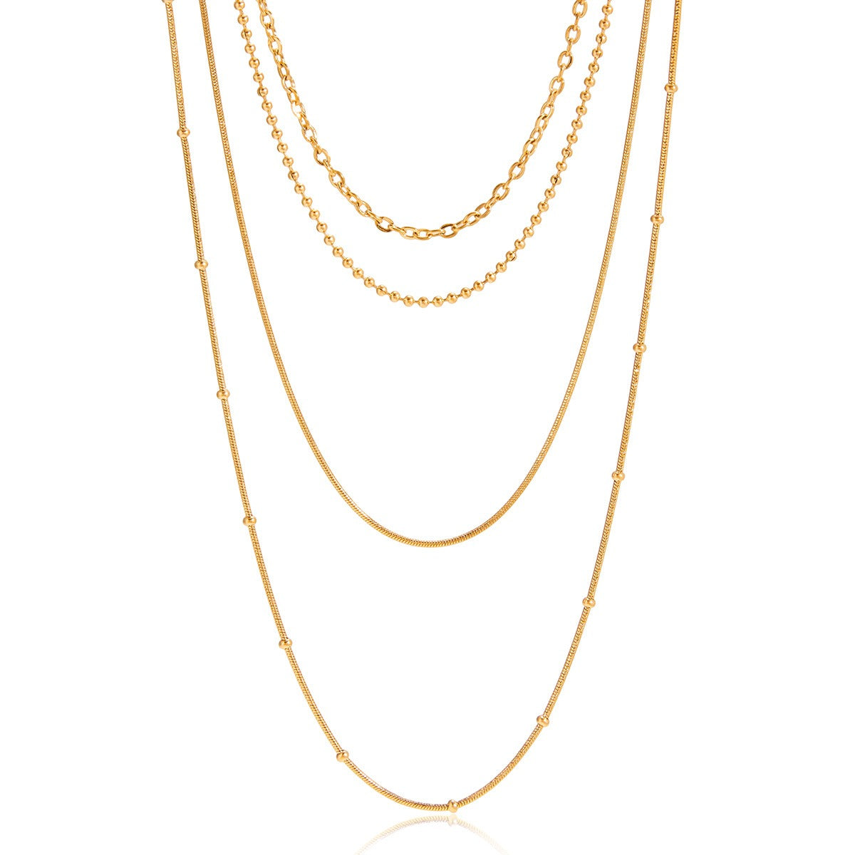 18K gold layered necklace Vera Lux
