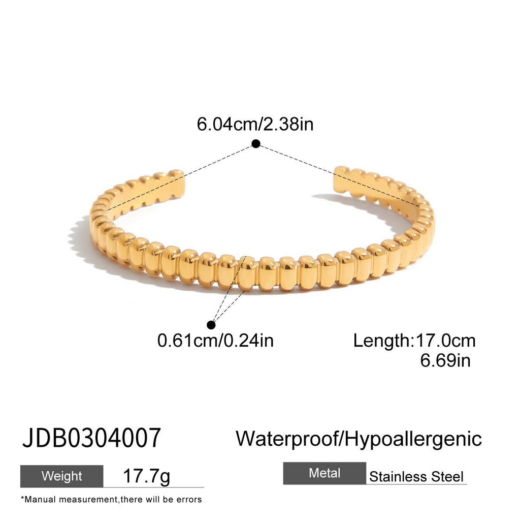 Acrylic Resin Wave Bracelet Collection Vera Lux