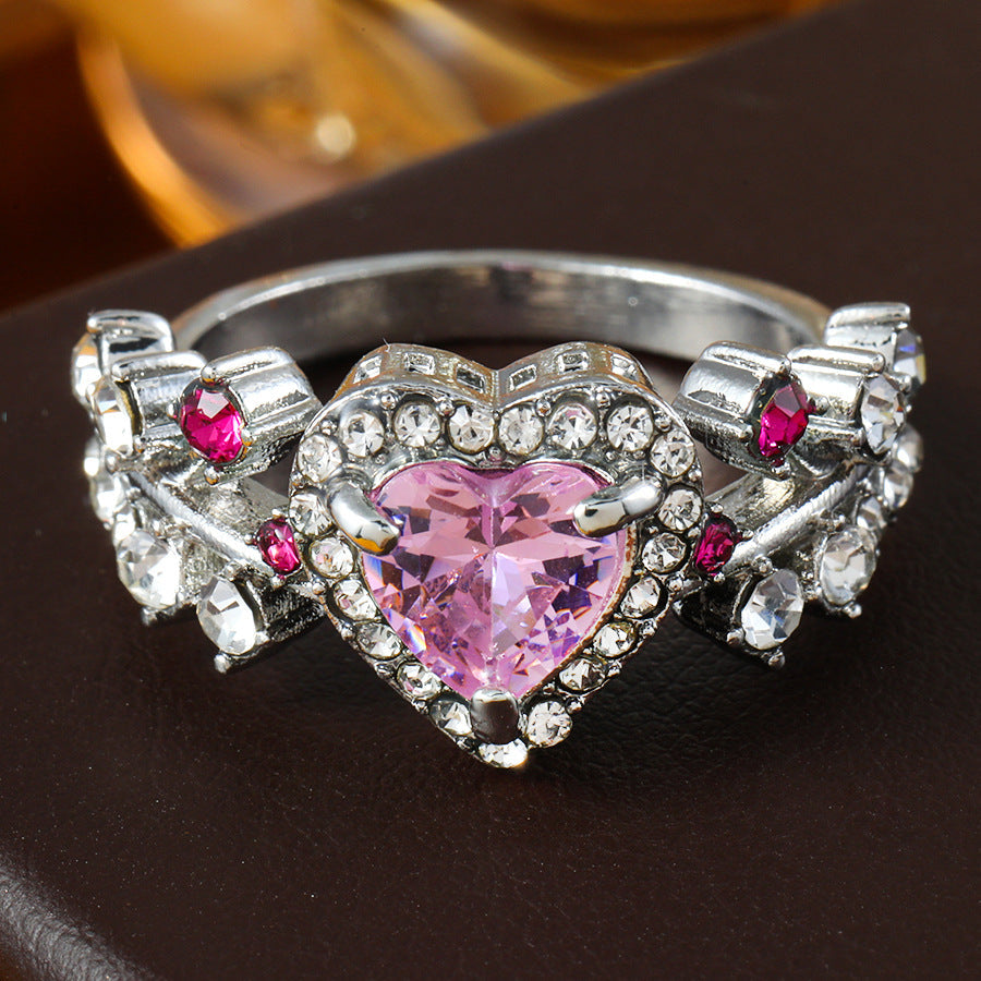 Women's Alloy Full-Crystal Casual Ring Set Vera Lux