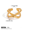 18K gold ring of light luxury high-end jewelry Vera Lux