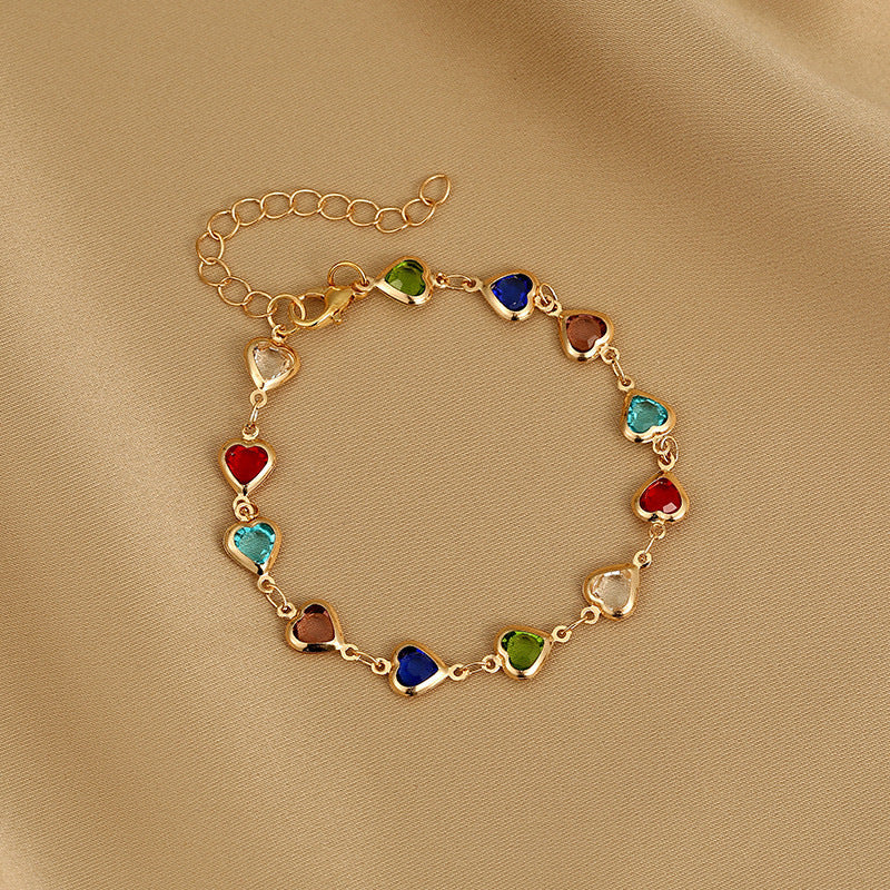 Affectionate Red Diamond Niche Light Luxury All-Match Exquisite Vera Lux