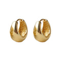 Silver Water-drop Hoop Earrings European And American Style Vera Lux