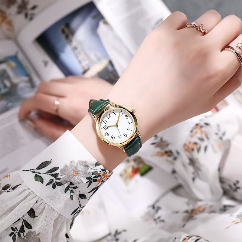 Simple Digital Fashion Alloy Quartz Watch Vera Lux