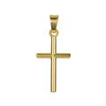 Fashionable Gold-Plated Jewelry Cross Pendant With A Stainless Steel Necklace Vera Lux