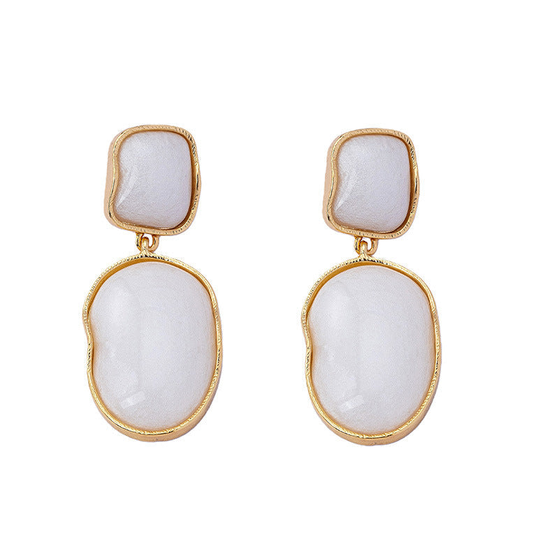 Geometric Resin Drop Earrings Collection Vera Lux
