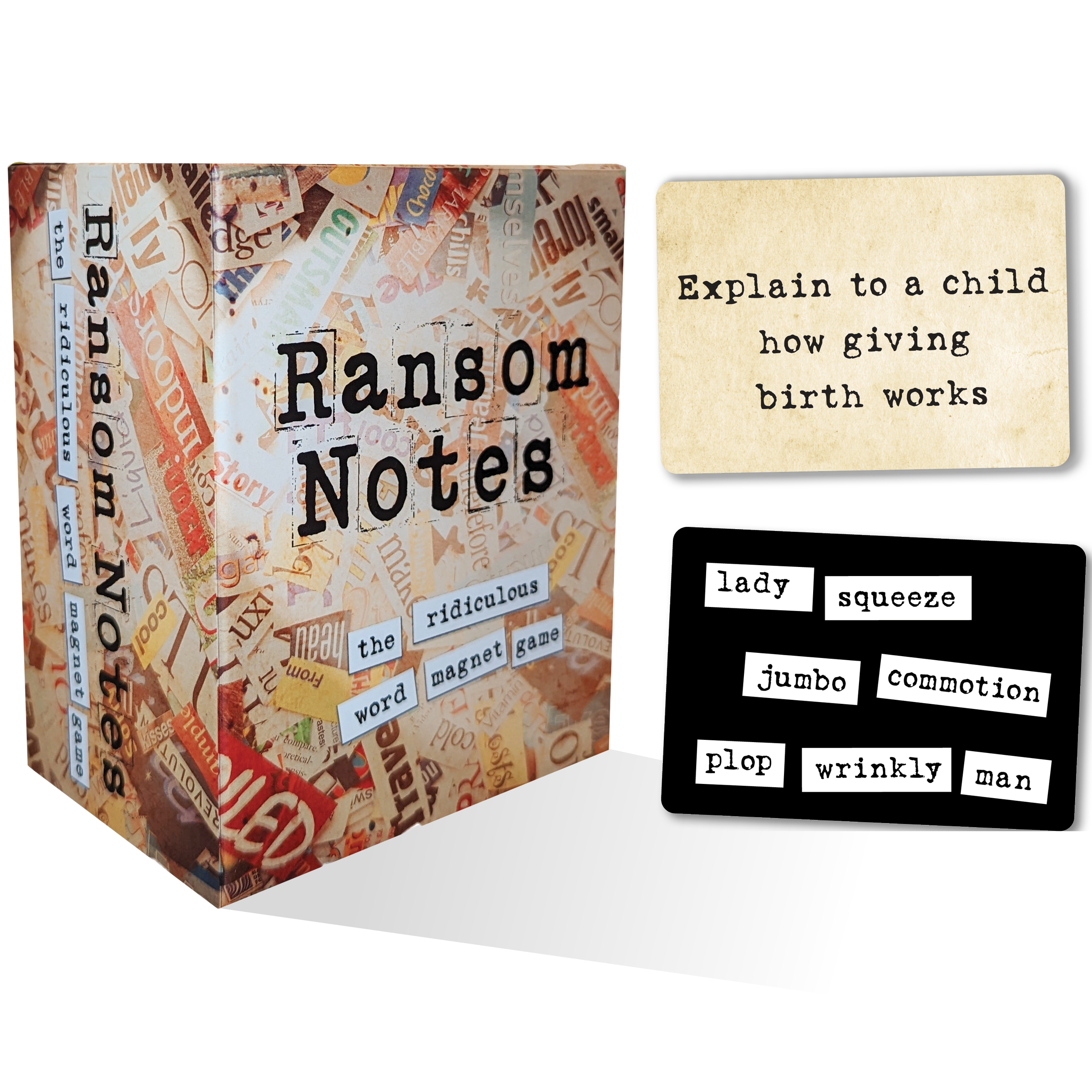 Ransom Notes: The Ridiculous Word Magnet Game Little Shop of Magic