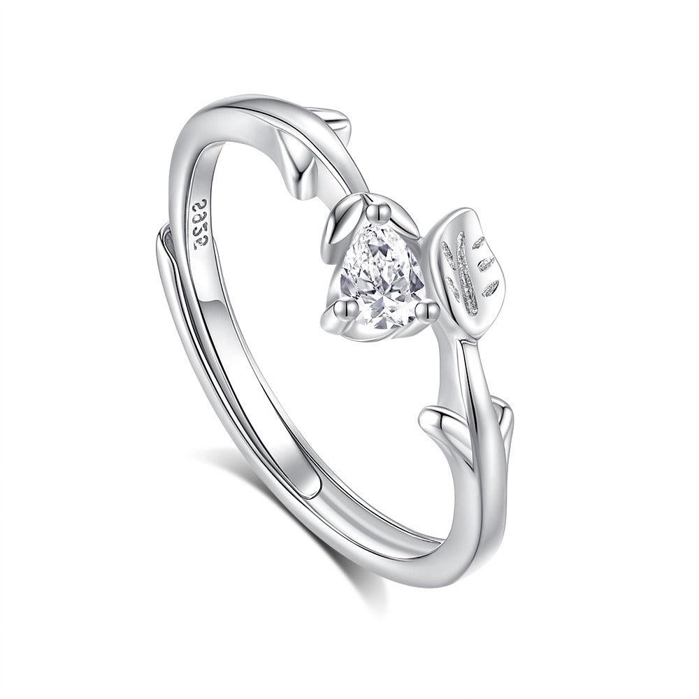 S925 Silver Love Couple Ring Vera Lux