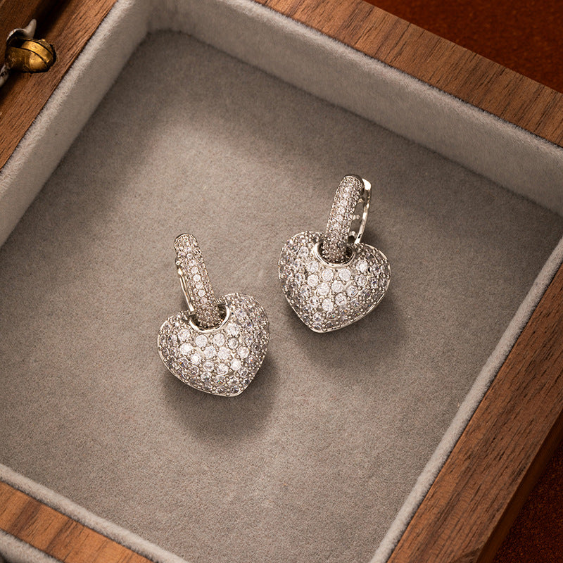 Womens Elegant Zircon Earrings Subtly Luxurious Vera Lux