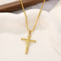 Unisex Cross Necklace Made Of Zinc Alloy Vera Lux