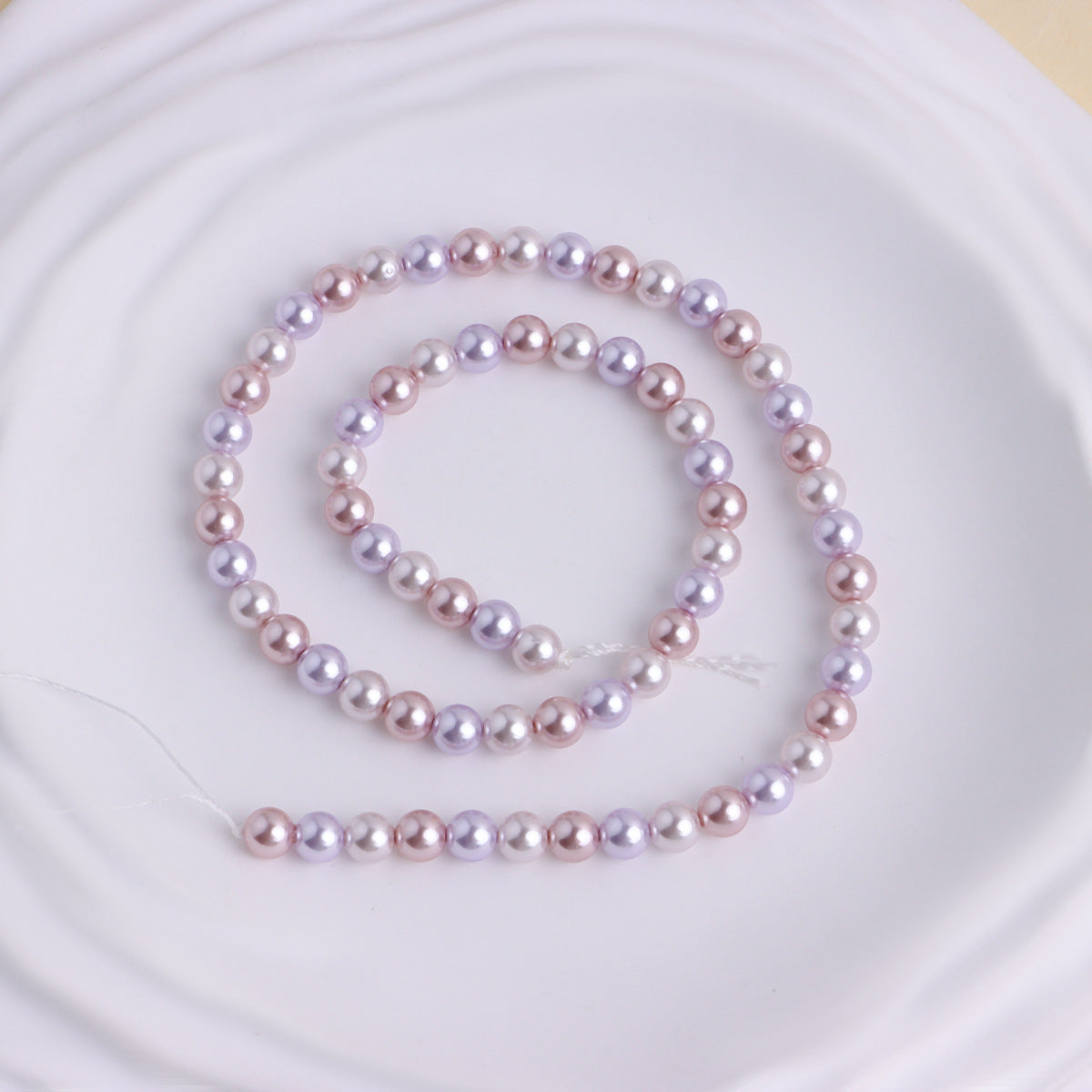 Pearl Loose Beads With Holes For DIY Necklaces Vera Lux