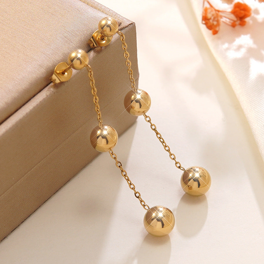 Versatile 18k Gold-Plated Tassel Earrings For Women Vera Lux