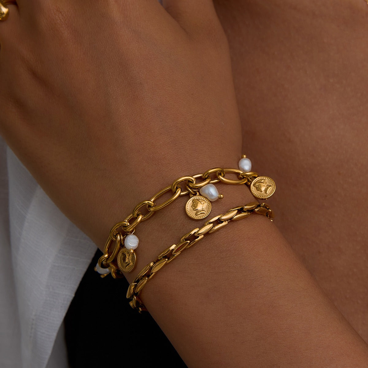 18k gold light luxury high-end bracelet Vera Lux