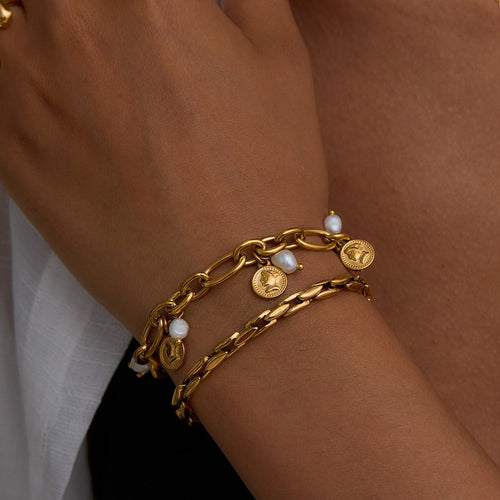 18k gold light luxury high-end bracelet Vera Lux