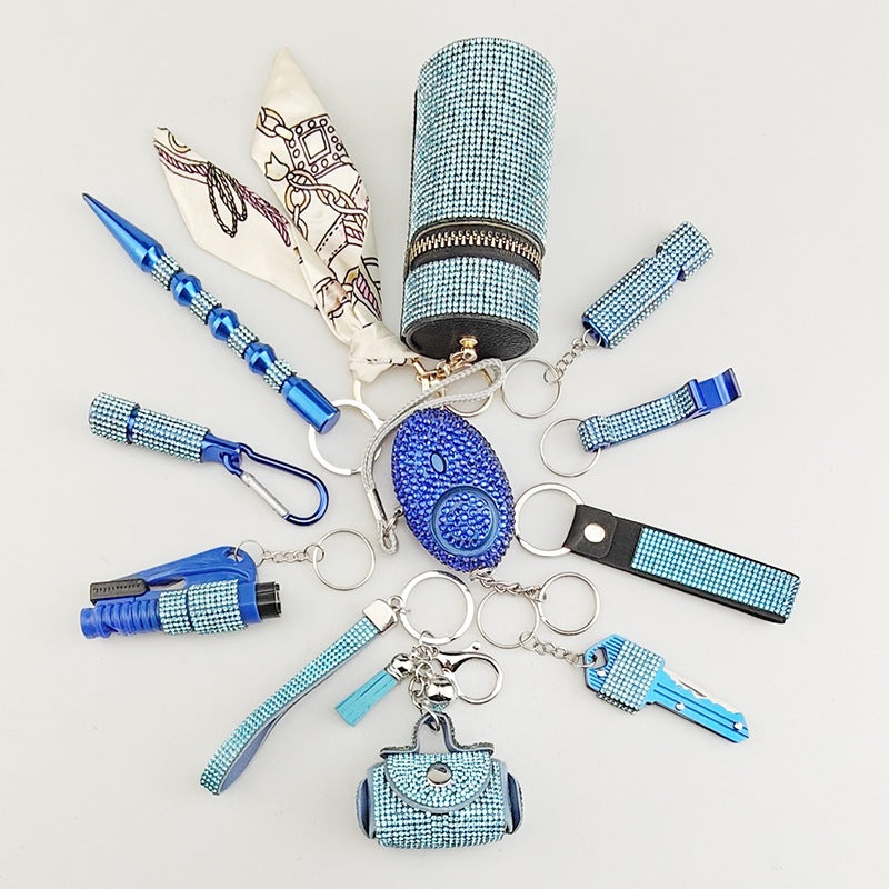 Creative Portable 10-Piece Keychain Set Vera Lux